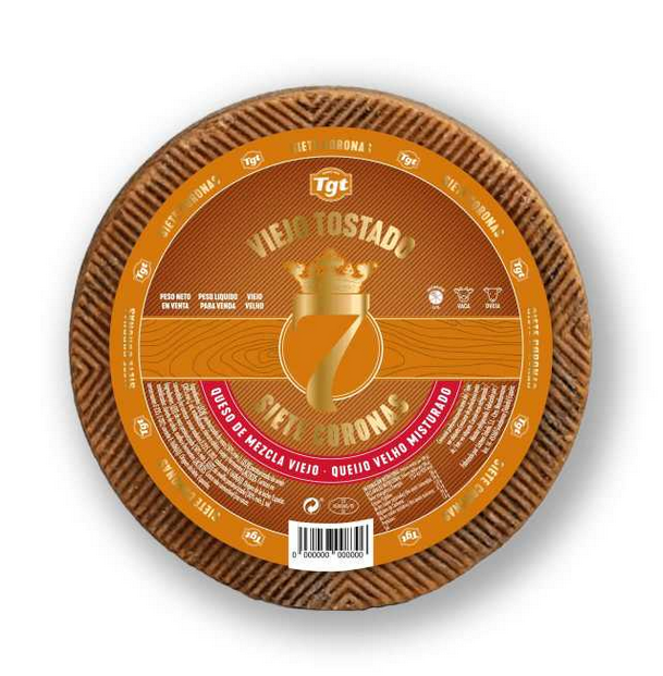 Old toasted 7 Coronas cheese